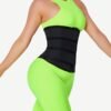 Rose Red Tummy Waist Trainer 7 Steel Bones Latex Zipper Control Midsection - Afbeelding 8