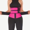Curve Creator Rose Red Zipper Neoprene Waist Cincher Stickers Close Fit Waist Trainer Manufacturer - Afbeelding 4