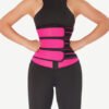 Curve Creator Rose Red Zipper Neoprene Waist Cincher Stickers Close Fit Waist Trainer Manufacturer - Afbeelding 5