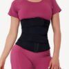 Curve Creator Rose Red Zipper Neoprene Waist Cincher Stickers Close Fit Waist Trainer Manufacturer - Afbeelding 3