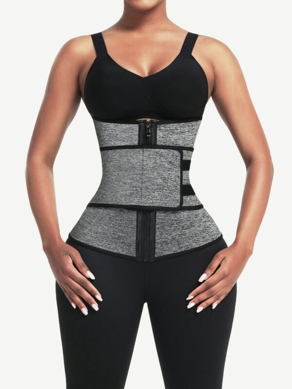 6 Steel Bones Waist Trainer With Belt Slimming Belly - Afbeelding 3