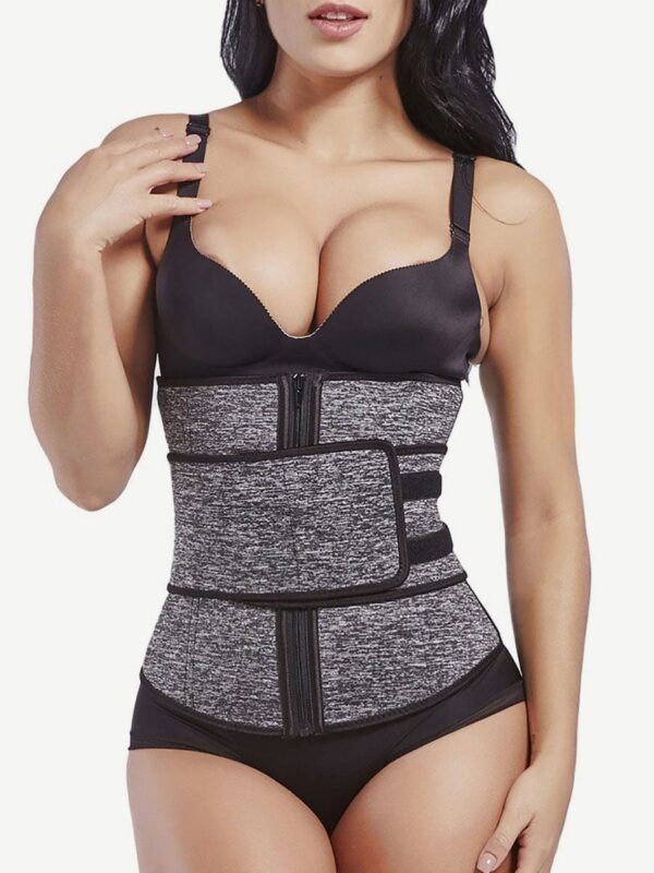 7 Steel Bones Queen Size Neoprene Waist Cincher Fat Burning - Afbeelding 2