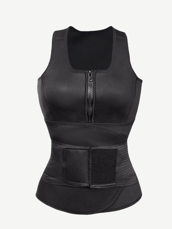 Neoprene Single Belt Vest Fat Burning Abdominal Control Slimming Waist Trainer - Afbeelding 3