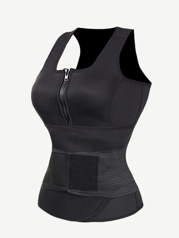 Neoprene Single Belt Vest Fat Burning Abdominal Control Slimming Waist Trainer - Afbeelding 2