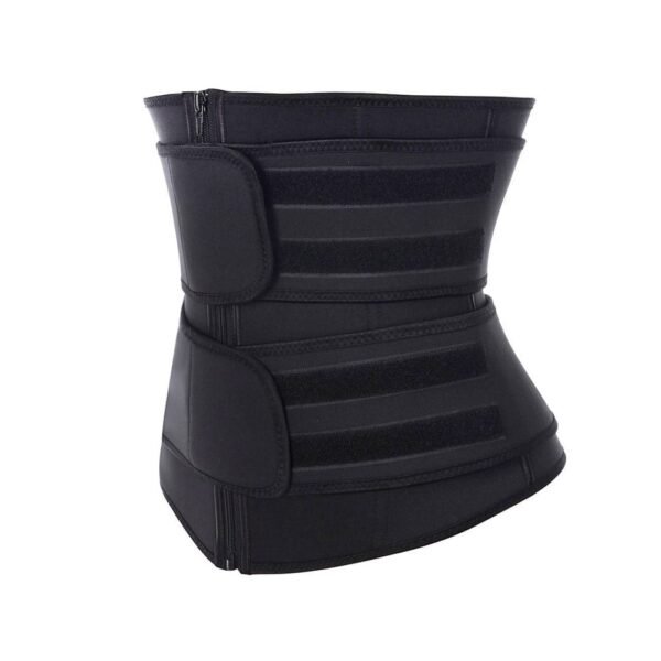 Athletic Waist Trainer Black Big Size Neoprene With Sticker Tummy Control - Afbeelding 2