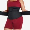 Compression Black Big Size Latex Waist Slimmer With Sticker Fat Burner Waist Cincher - Afbeelding 5