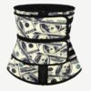 Double-Belt Latex Waist Trainer Dollar Pattern For Beauty - Afbeelding 3