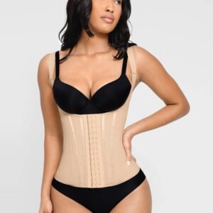 13 Built-in Steel Bone Girdle U-shaped Chest Support Waist Trainer Vest